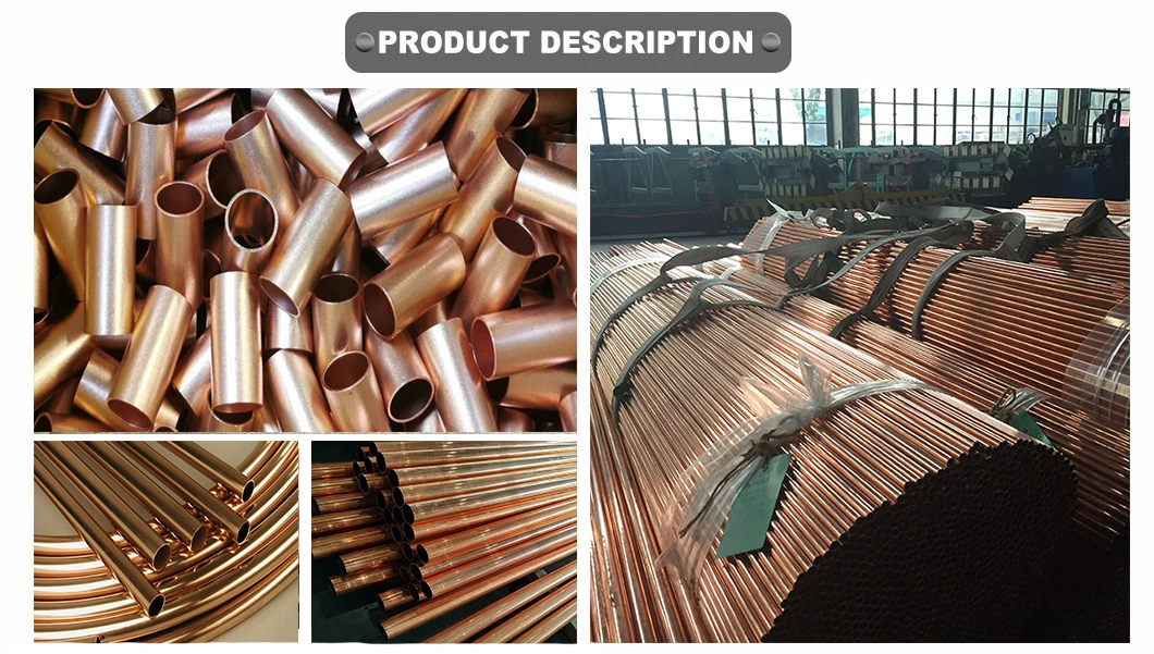 Supplier C10100 C11000 C12200 Copper Tubes with Coil Heating for Air Conditioning